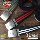 キャンバス ベルト ディッキーズ Dickies ロゴ ボーダー レディース メンズ ガチャベルト GIベルト おしゃれ キャンバスベルト シンプル かわいい ...