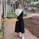 ワンピース 半袖 レディース 春 夏 秋 トップス 可愛い おしゃれ シンプル ブラック S/M/L/2L h4n18