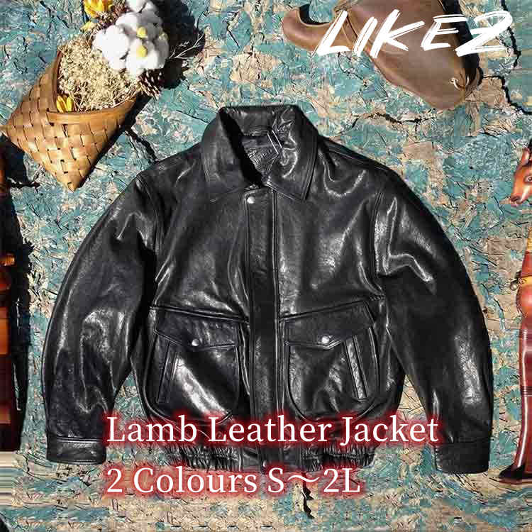 ラムレザーレザージャケットコートア...