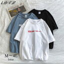 ビッグシルエットTシャツ 春夏 メンズ トップス カットソー ホワイト/ブラック/ブルー M/L/2L/3L/4L k4o05