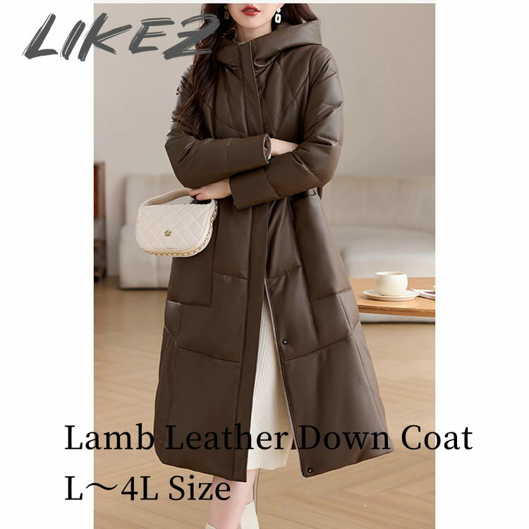 楽天市場】ラムレザー ダウン（レディースファッション）の通販