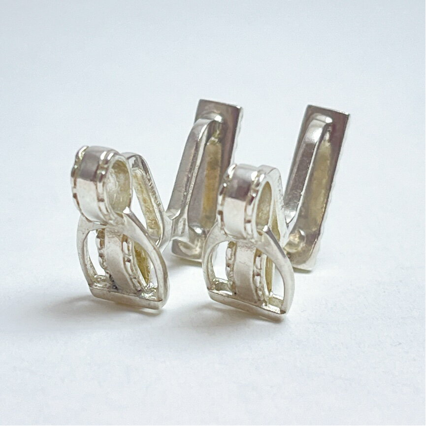 【中古】 エルメス ヴィンテージ ホースビット カフス sv800 蟹 ホールマーク