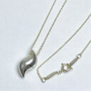 【中古】 ティファニー リーフ モチーフ 立体 ネックレス 92 スターリング シルバー