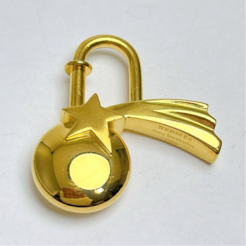 【中古】 エルメス シューティングスター カデナ チャーム ゴールド