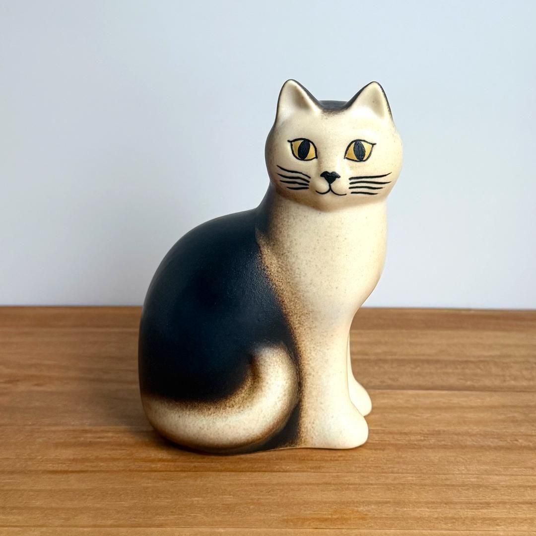 Rakuten - オブジェ Lisa Larson キャット マンズ ミディアム ブラック CAT Mans リサ・ラーソン 猫 Gustavsberg 置物 北欧雑貨 スウェーデン