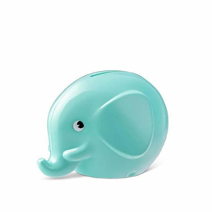 乐天商城 - エレファントバンクS ミントグリーン 貯金箱 fantti ファンティ Elephant Money box PLASTEP プラステップ 北欧雑貨 フィンランド