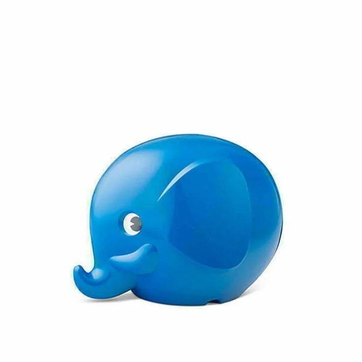 エレファントバンクS ブルー 貯金箱 fantti ファンティ Elephant Money box PLASTEP プラステップ 北欧雑貨 フィンランド