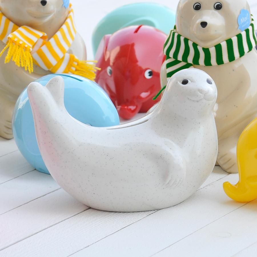 アザラシ貯金箱 Seal Money box NORPPA PLASTEP プラステップ Palaset 北欧雑貨 フィンランド