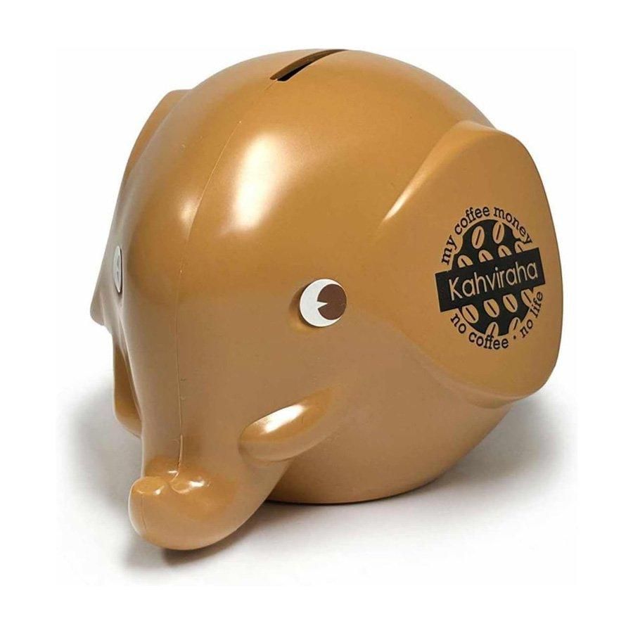 エレファントバンクS 2024年限定カフェラッテ ブラック Kahviraha 貯金箱 fantti ファンティ Elephant Money box PLASTEP プラステップ Palaset 北欧雑貨 フィンランド [2]
