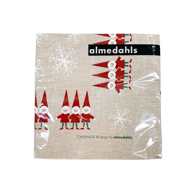 乐天商城 - ペーパーナプキン 20p トムテニッセ Almedahls アルメダールス 北欧雑貨 スウェーデン ネコポス配送