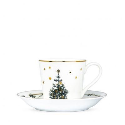 クリスマスカップ&ソーサー Winter Stars ウィンタースターズ Jette Frölich イェッテ・フローリッヒ 北欧雑貨 デンマーク