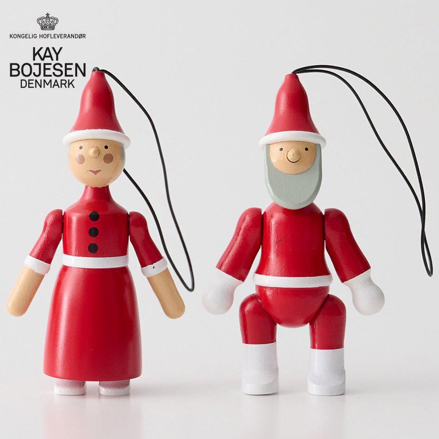 Rakuten - オーナメントサンタ クラウス&クララ Kay Bojesen Denmark カイ・ボイスン デンマーク 北欧雑貨