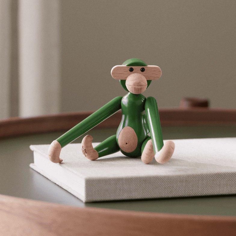 乐天商城 - モンキー ミニ ヴィンテージグリーン Monkey Mini Vintage Green Kay Bojesen Denmark カイ・ボイスン デンマーク 北欧雑貨