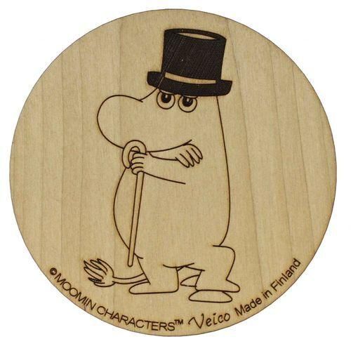 乐天商城 - コースター ムーミンパパ MOOMIN ムーミン Veico ヴェイコ 北欧雑貨 フィンランド ネコポス配送