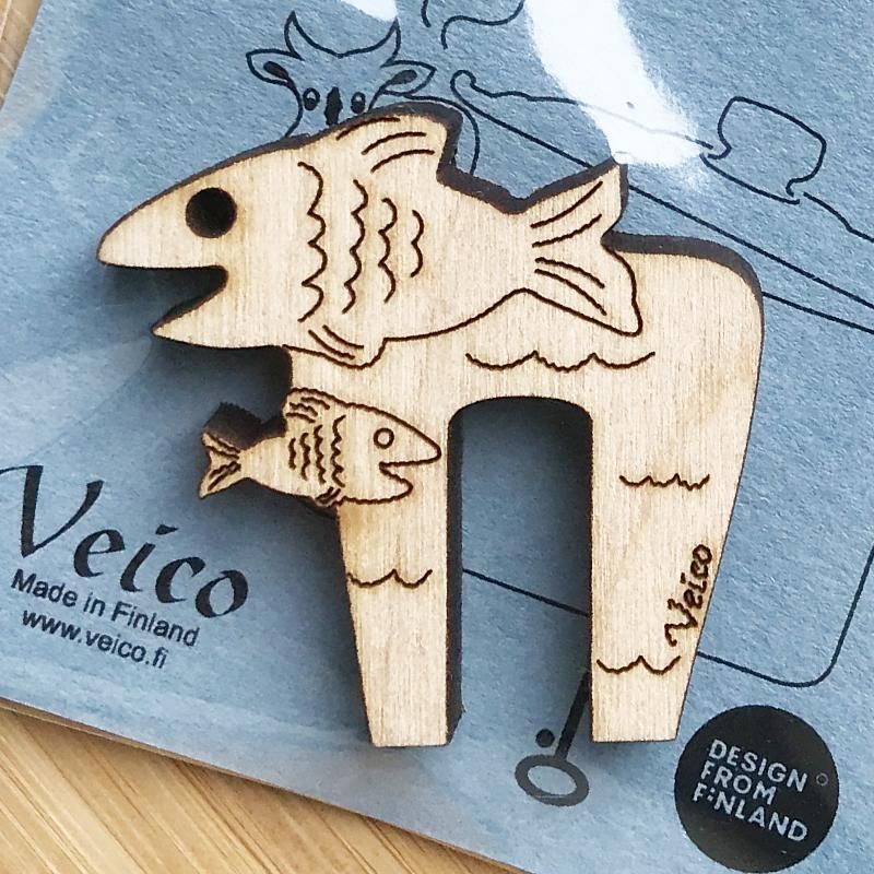 Rakuten - 白樺ポットウォッチャー サカナ Veico ヴェイコ 北欧雑貨 フィンランド ネコポス配送