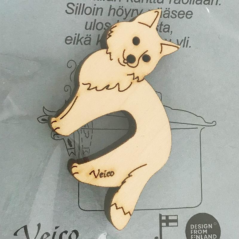 乐天商城 - 白樺ポットウォッチャー キツネ Veico ヴェイコ 北欧雑貨 フィンランド ネコポス配送