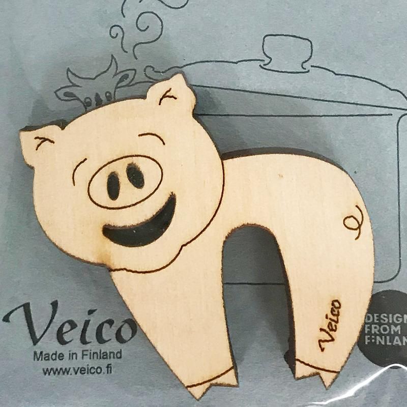 乐天商城 - 白樺ポットウォッチャー コブタ Veico ヴェイコ 北欧雑貨 フィンランド ネコポス配送