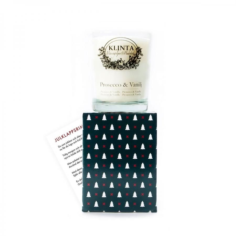 乐天商城 - マッサージキャンドル プロセッコ＆バニラ16h 90ml ギフトパッケージgifts KLINTA クリンタ 北欧雑貨 スウェーデン