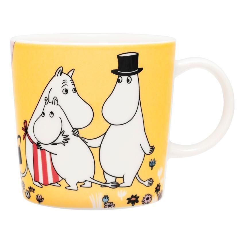 乐天商城 - アラビア ムーミン クラシック マグカップ 0.3L ファミリータイム 80周年 Moomin ARABIA 北欧雑貨 フィンランド