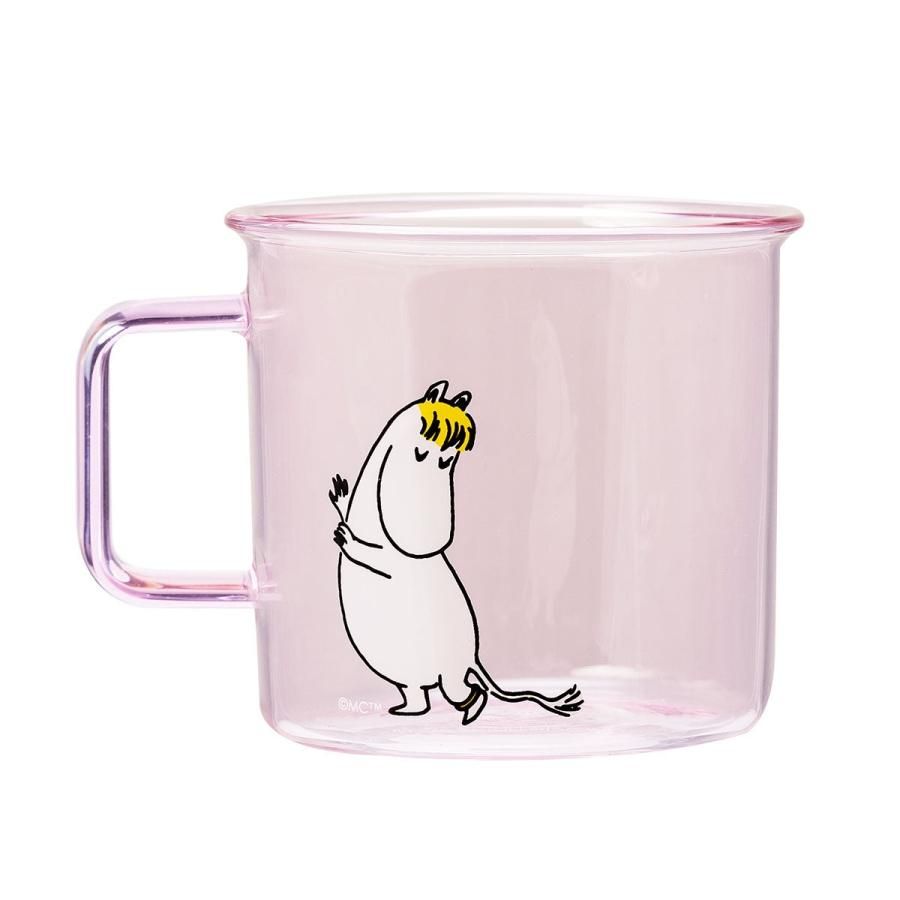 ガラスマグ スノークのおじょうさん / ピンク Muurla ムールラ Moomin ムーミン 北欧雑貨 フィンランド