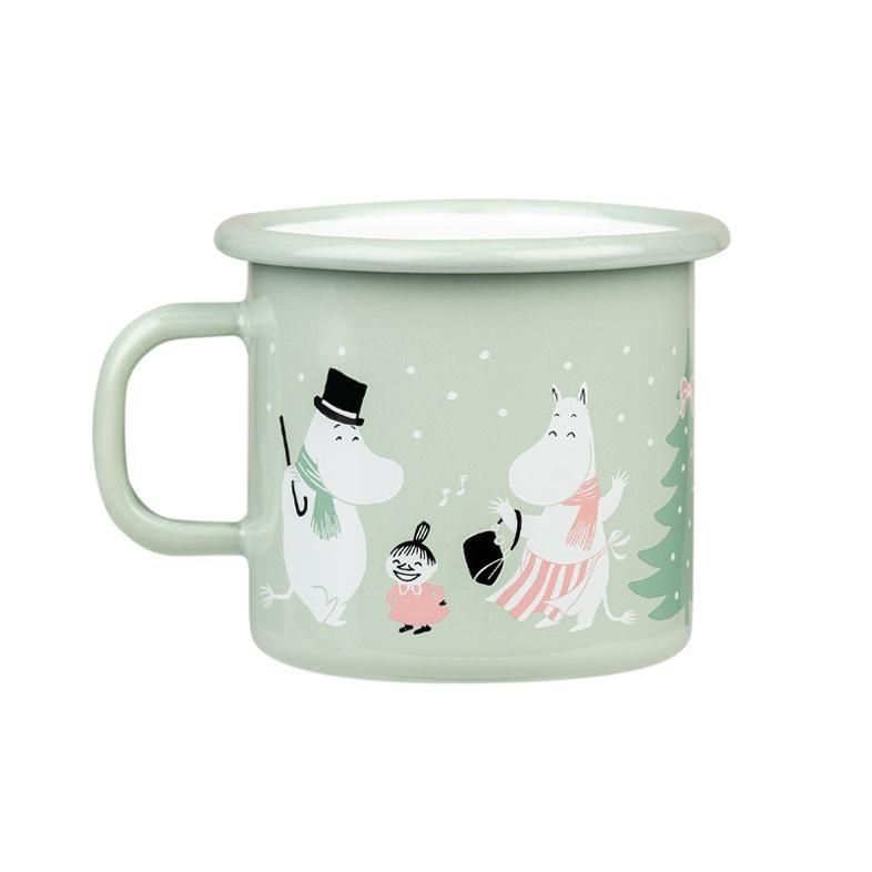 ムーミン ホーローマグカップ スモール フェスティブスピリッツ 250ml Muurla ムールラ Moomin Festive spirits 北欧雑貨 フィンランド
