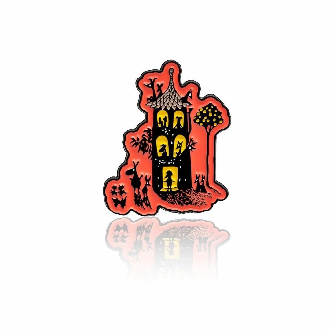 乐天商城 - ピンバッジ ムーミンハウス / ピンク PINBOX Moomin 北欧雑貨 フィンランド ネコポス配送