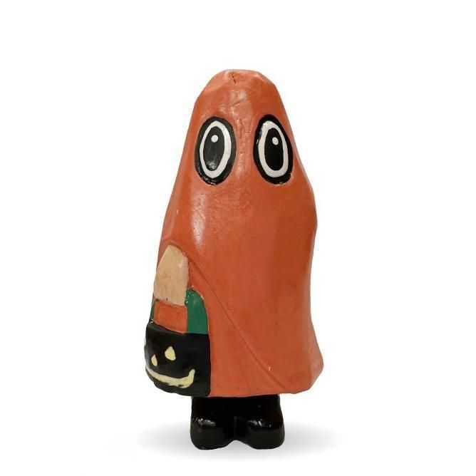 ハロウィン Sサイズ Trick or Treat 'Casper ORANGE' -オバケ オレンジ- KOPI PANAS コピパナス 北欧雑貨