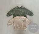 オリジナルトレーナー 長袖Tシャツ キッズ トレーナー ナチュラル 韓国 子供服 男の子 無地 ボーダー 韓国 ベビー服 女の子 スウェット 韓国 ファッション シンプル ユニセックス トップス ティーシャツ おしゃれ 春秋 70cm 80cm 90cm 100cm 110cm 120cm 130cm 韓国子供服