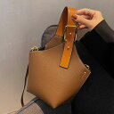 【送料無料】 2021年 秋冬 5color 2way スクエア レザー調 バッグ(4)