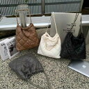 2023年 秋冬 新作 4color キルティング チェーン BAG(4)