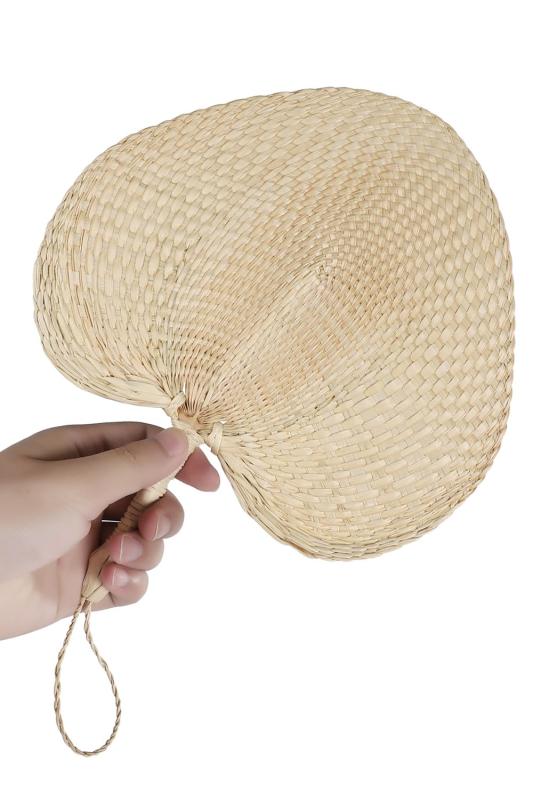 【MILAAM】 セルフ熱波うちわ 「FAN」 サウナ 熱風 涼風 天然素材 団扇