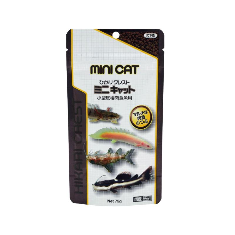 「セット」 キョーリン クレスト ミニキャット 75g 熱帯魚 餌 と HAYARICH おみくじ
