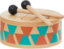 木のおもちゃ 知育玩具 太鼓 ドラム 楽器 打楽器 音楽 出産祝い 音の出るおもちゃ 1歳 木製玩具 誕生日 プレゼント 赤ちゃん ベビー 孫 I'mTOY アイムトイ クラシックドラム 子供 室内 おうち(3)