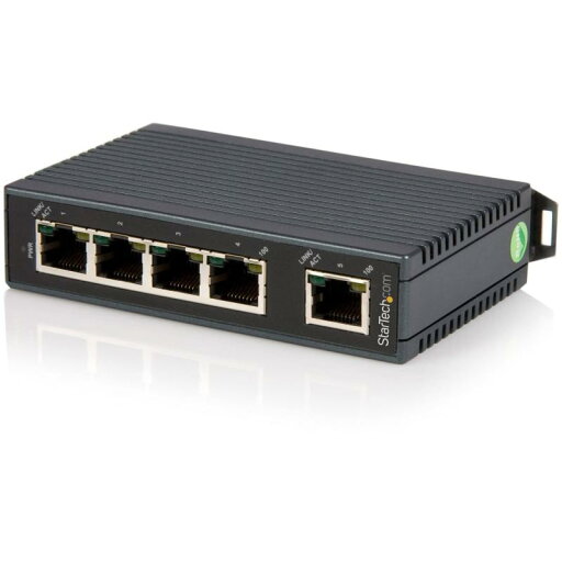 StarTech.com 5ポート産業用スイッチングハブ DINレールに取付け可能 IES5102 StarTech.com 5ポート産業用スイッチングハブ DINレールに取付け可能 IES5102