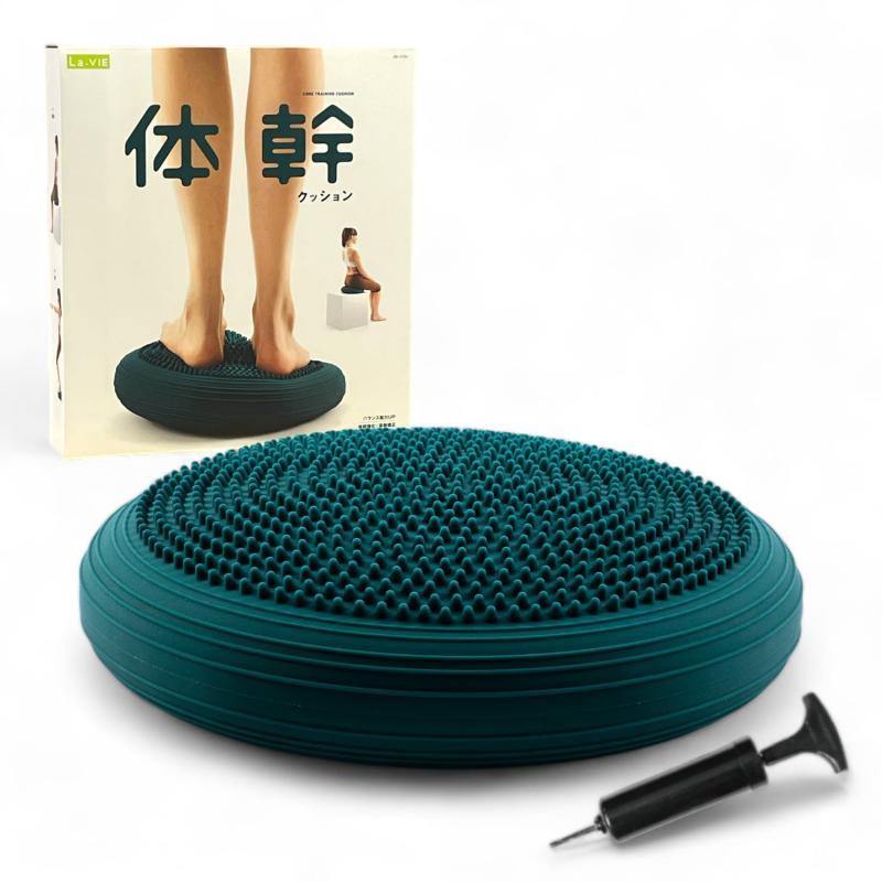 La-VIE(ラヴィ) バランスディスク 体幹クッション 空気入れ付き 椅子 3B-4734【メーカー純正品】