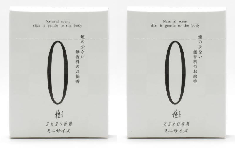 (2個セット) 奥野晴明堂 ZERO ホワイト ミニ寸 線香 詰め替え 約60g×2P'kg 微煙香 無香 白 ゼロ香料 屋..
