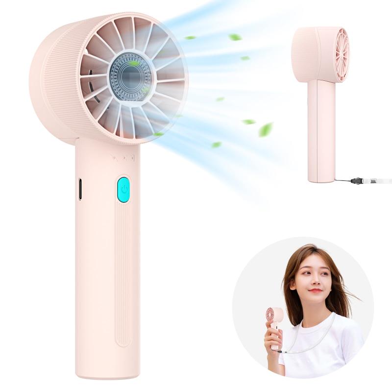 Lepwings ハンディファン 携帯扇風機 小型 2024新設計 USB充電式 ハンディ扇風機 静音 強力 手持ち扇風機 3段階風量調節 6時間連続送風 持ち運び便利 熱中症対策 コンパクト ミニファン 暑さ対策