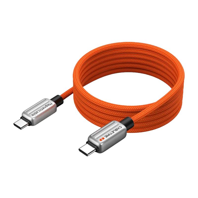 CABLETIME USB CマグネットケーブルPD240W超急速充電 E-MARKチップ搭載 磁力吸着絡まり防止/iPhone、iPad、Android、Windows PC、MacBook対応