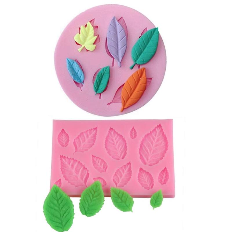 【Za-Bi (ザ-ビ) 】 リーフ 葉っぱ シリコンモールド 18個 2型 ／ レジン アロマストーン 手作り 石鹸 ..