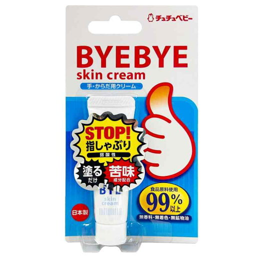 チュチュベビー BYE BYE スキンクリーム 10g【手・からだ用クリーム 指しゃぶり 塗るだけ】 チュチュベビー BYE BYE スキンクリーム 10g【手・からだ用クリーム 指しゃぶり 塗るだけ】