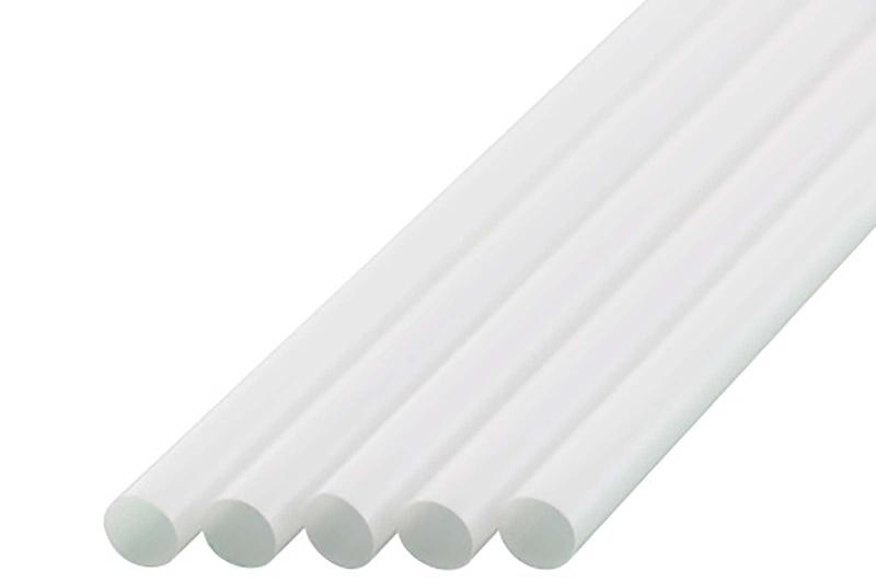 シバセ工業 569わらおストロー シェイク用 ストレート 口径7mm×21cm 包装なし 400本入 白 日本製