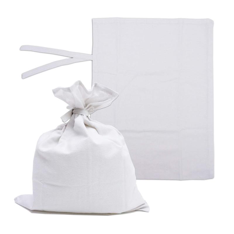 納骨袋 無地 木綿 厚地 骨壺袋 骨袋 (1袋) やすらぎ堂