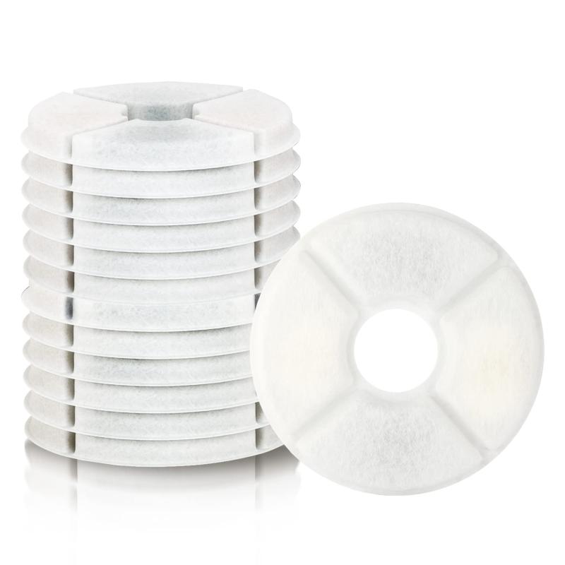 ペット フィルター 給水器フィルター 12枚入 猫給水器フィルター 自動給水器 フィルター 交換用フィルター 軟水化フィルター 猫用 犬用..