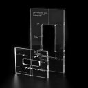 Musiclily Pro CNC 正確なアクリル伝統的なストラトスタイルギタートレモロブリッジ用テンプレートセット(2)