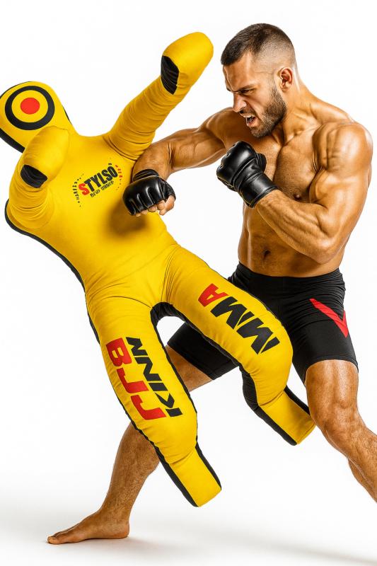 充填されていないレスリングダミーグラップリングダミー柔術ダミーBJJ総合格闘技柔道空手トレーニング..