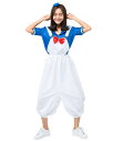 ハロウィン コスプレ セーラー服 アヒル コスチューム ダック衣装 大人 レディース 大きいサイズ アヒルちゃん 海軍 仮装 変装 半袖 吊りズボン かわいい 衣装 パーティー 舞台 イベント 演