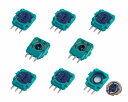 ElecGear 8個交換用トリマーポテンショメーターセンサー、PS3、PS4、Xbox、Switch Proワイヤレスゲーミングコントローラー対応のアナログジョイスティックのトリムポット抵抗器修理部品(2)