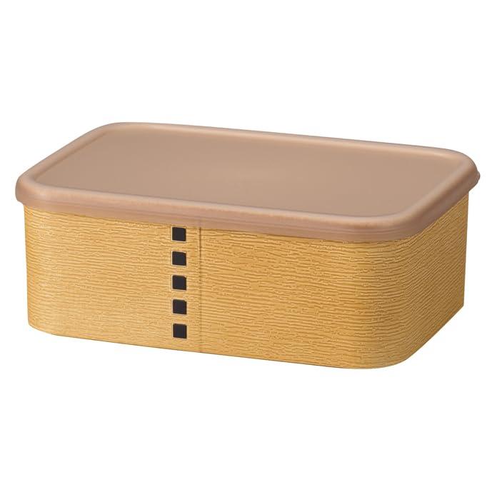 ミタニ 山中漆器(Mitani) わっぱ保存容器 長角450ml 白木 M18187-6日本製本体：PET・ABS樹脂　蓋：ポリエチレン樹脂9.5×13.2×5cm電子レンジ、食洗機使用可能