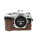 kinokoo OLYMPUS E-M5 Mark III 用 ケース カメラケース ボディケース OM SYSTEM OLYMPUS OM-5 ケース バッテリーの交換でき 三脚ネジ穴付き