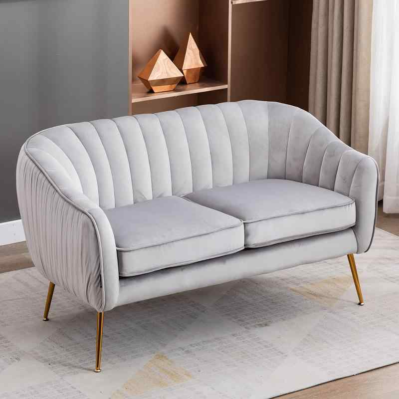 楽天LiLishop6Altrobene 2人掛け ソファー ベルベット ソファ モダン 一人暮らし 座り心地が良い カウチ 組み立ても簡単 リビングソファ